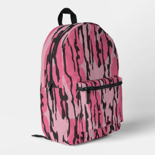 Bottom Lands Camo Pink for Women and Girls Printed Backpack