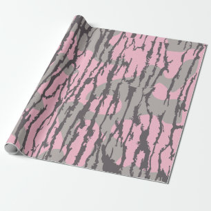 Bottom Lands Camo Pink for Women and Girls Wrapping Paper