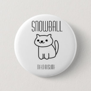 Bottom Neko Atsume 6 Cm Round Badge
