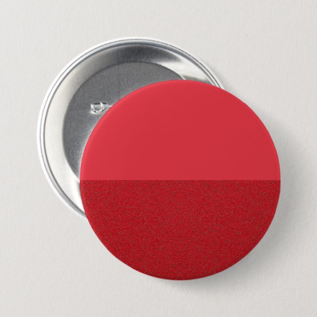 Bottom-Noise Tomato Red Pin Button – Customisable (Front & Back)
