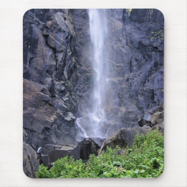 Bottom of Bridalveil Falls, Yosemite, CA Mouse Mat (Front)