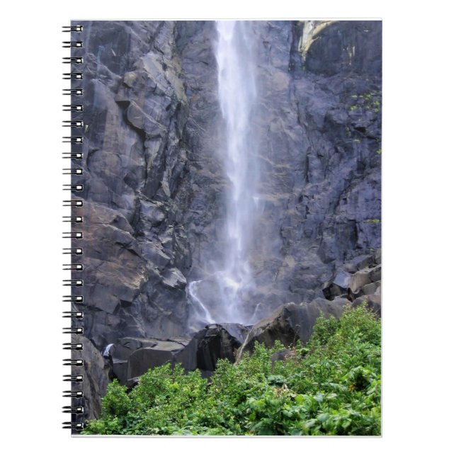 Bottom of Bridalveil Falls, Yosemite, CA Notebook (Front)