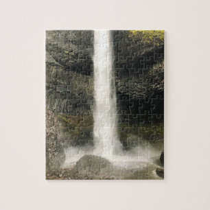 Bottom of Latourell Falls, Oregon Jigsaw Puzzle
