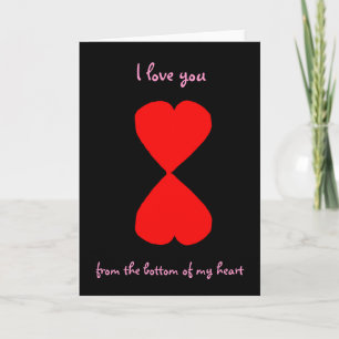 'Bottom of My Heart' Valentine Card