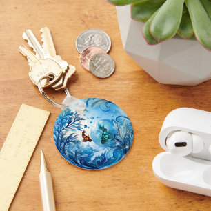 Bottom of the Sea Key Ring