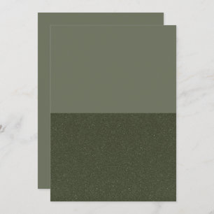 Bottom Textured Moss Green Menu – Customizable