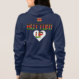 Bottom-up Hashtag Kenya 3D Flag Text Colours Desig Hoodie