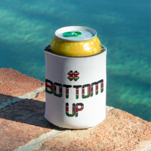 Bottom Up Kenya Peace Love and Unity Art Print Can Cooler