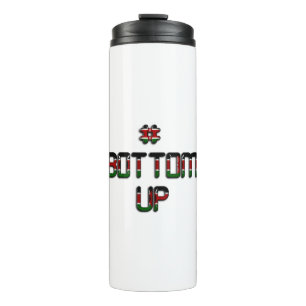 Bottom Up Kenya Peace Love and Unity Art Print Thermal Tumbler