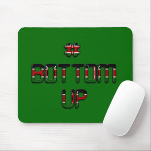 Bottom Up Kenya Peace Love and Unity Mouse Mat