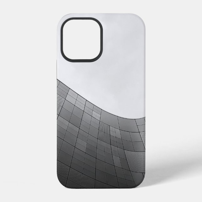 BOTTOM-VIEW CONCRETE BUILDING iPhone CASE (Back)