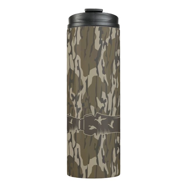 Bottomland Camo Call Me Duck Call Thermal Tumbler (Front)