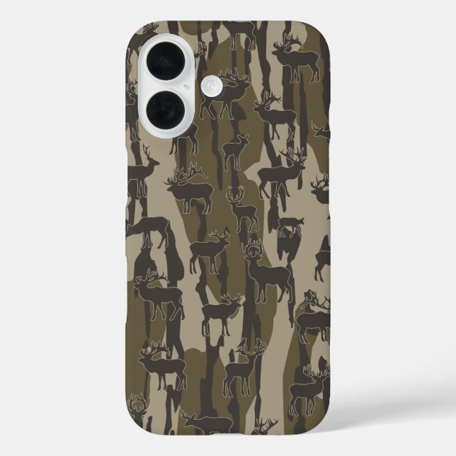 Bottomland Camo Deer Hunting Deer Pattern Case-Mate iPhone Case (Back)
