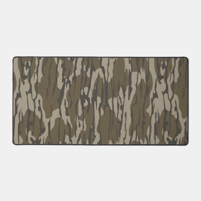 Bottomland Camo for Men Hunting Apparel Gear Desk Mat (Front)
