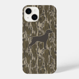 Bottomland Camo Hunter Dog Hunting Season iPhone 14 Case
