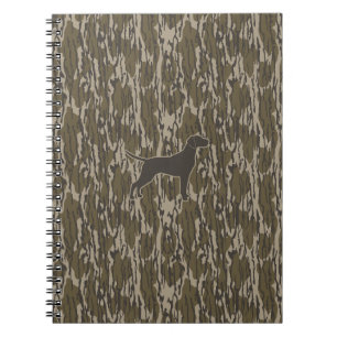 Bottomland Camo Hunter Dog Hunting Season Notebook
