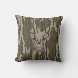 Bottomland Camo Hunting Camo Rabbit Cushion