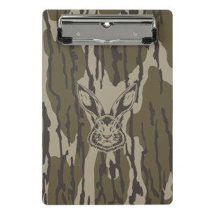 Bottomland Camo Hunting Camo Rabbit Mini Clipboard