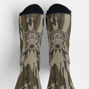 Bottomland Camo Hunting Camo Rabbit Socks