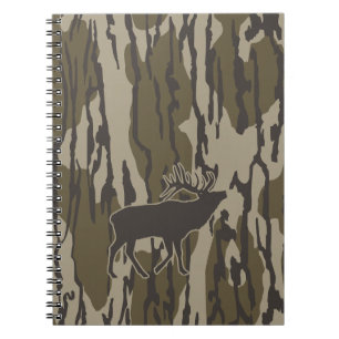 Bottomland Camo Hunting Elk Notebook