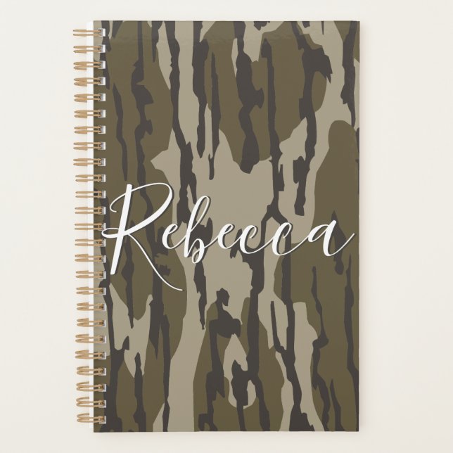 Bottomland Camo Old School Camouflage Planner (Front)