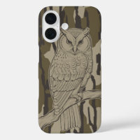 Bottomland Camo Owl on Branch vintage