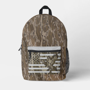 Bottomland Camo Patriotic Mallard Duck Camo Printed Backpack
