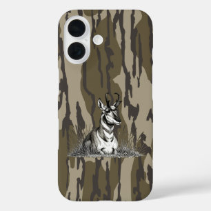 Bottomland Camo Pronghorn Antelope Hunting Camo iPhone 16 Case