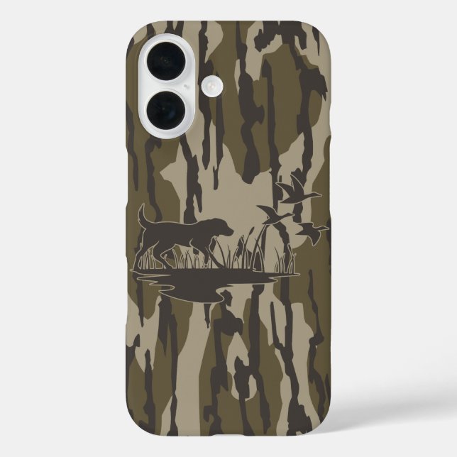 Bottomland Camo Skin Dog and Ducks Case-Mate iPhone Case (Back)