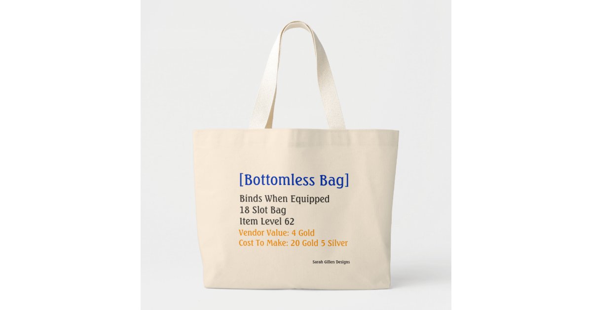 Bottomless Bag Zazzle