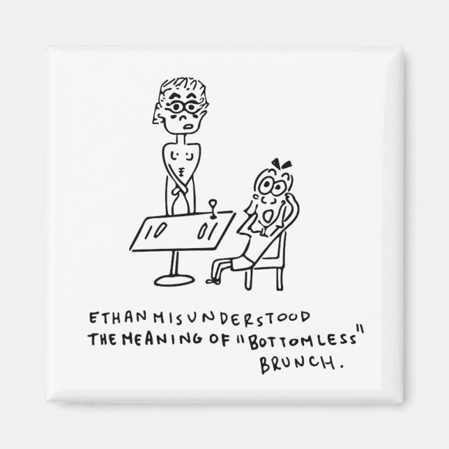 Bottomless Brunch Magnet (Front)