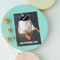 Bottoms Up Dunking Duck Funny Birthday