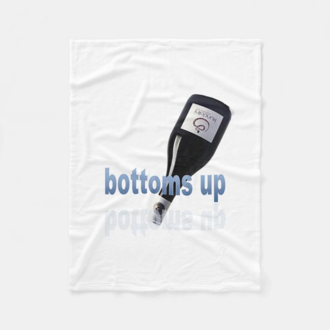 Bottoms Up  Fleece Blanket (Front)