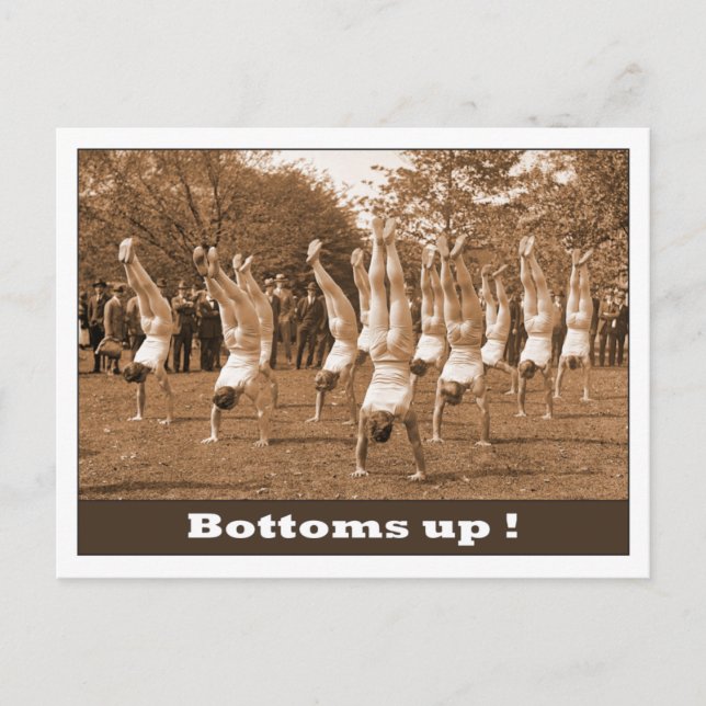 Bottoms Up Postcard (Front)