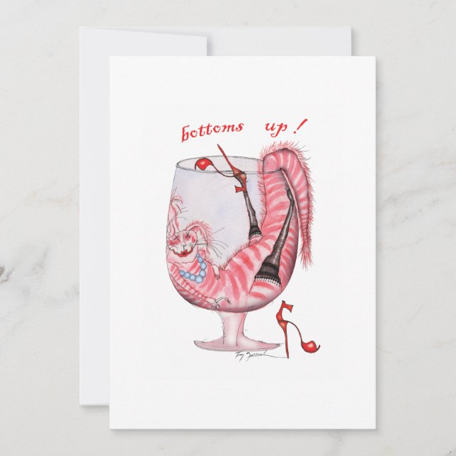 bottoms up, tony fernandes invitation (Front)