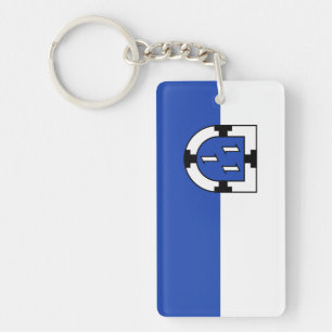 Bottrop city emblem flag germany symbol sign coat key ring