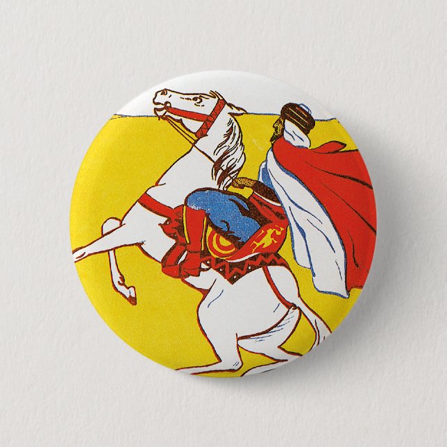 Bou-Saada Hotel Du Caid 6 Cm Round Badge (Front)