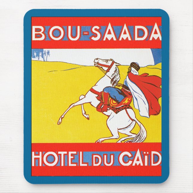 Bou-Saada Hotel Du Caid Mouse Mat (Front)