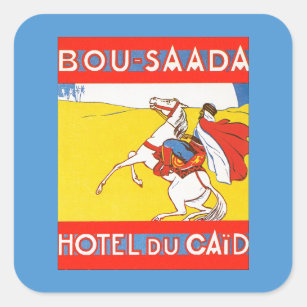 Bou-Saada Hotel Du Caid Square Sticker