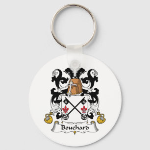 Bouchard Family Crest Key Ring