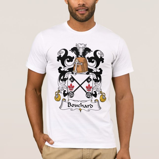 Bouchard Family Crest T-Shirt (Front)