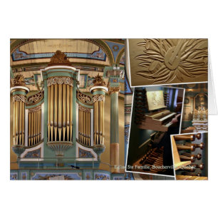 Boucherville organ card