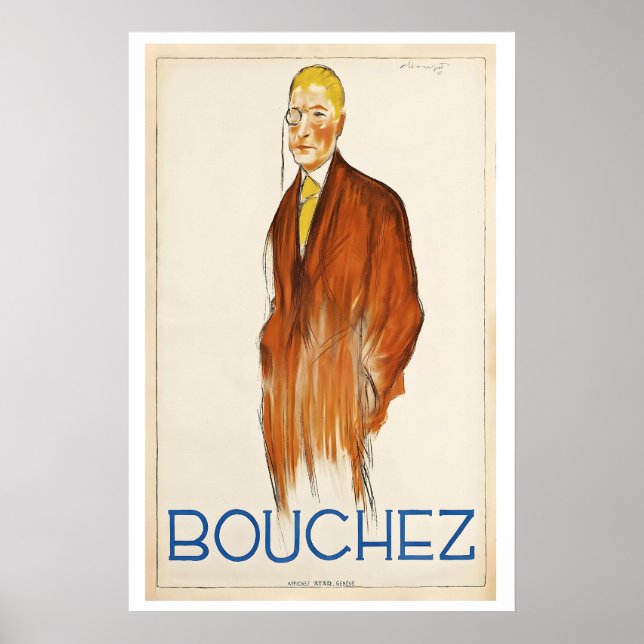 Bouchez Men Fashion Vintage Advertising Poster by (Front)