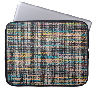 Boucle suiting fabric background texture laptop sleeve