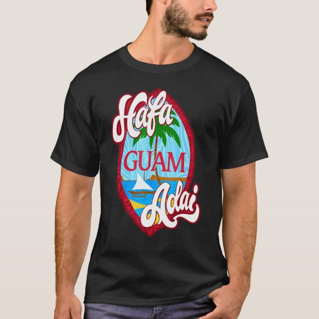 Bouclier Hafa Adai Guam T-Shirt (Front)