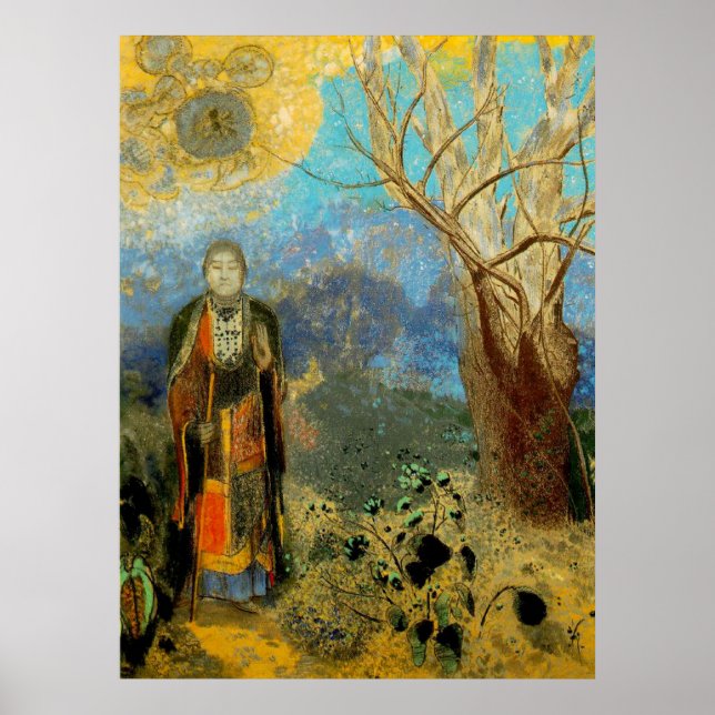 BOUDDHA BY REDON LARGE PRINT ON CANVAS (Front)