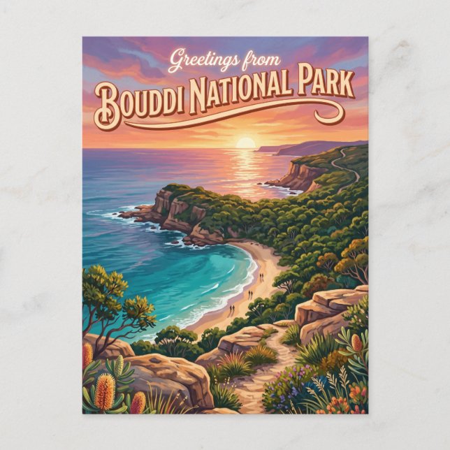 Bouddi National Park Australia Postcard (Front)
