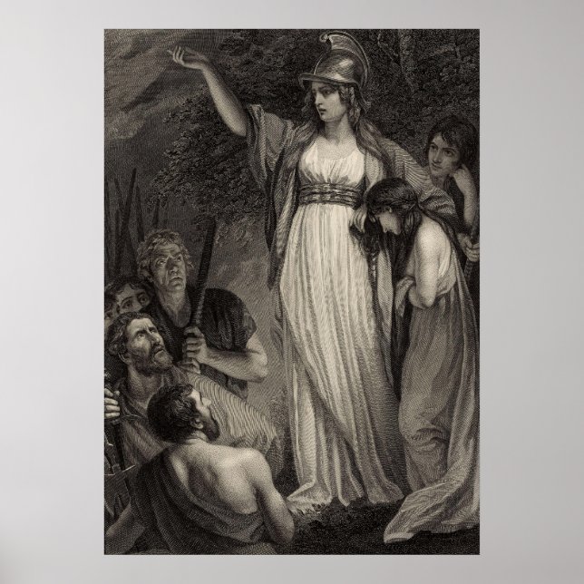 Boudica, Queen of the Iceni Tribe Poster (Front)