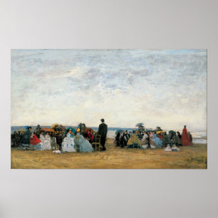 Boudin - Beach Near Trouville Poster