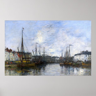 Boudin - Bruxelles Harbour Poster